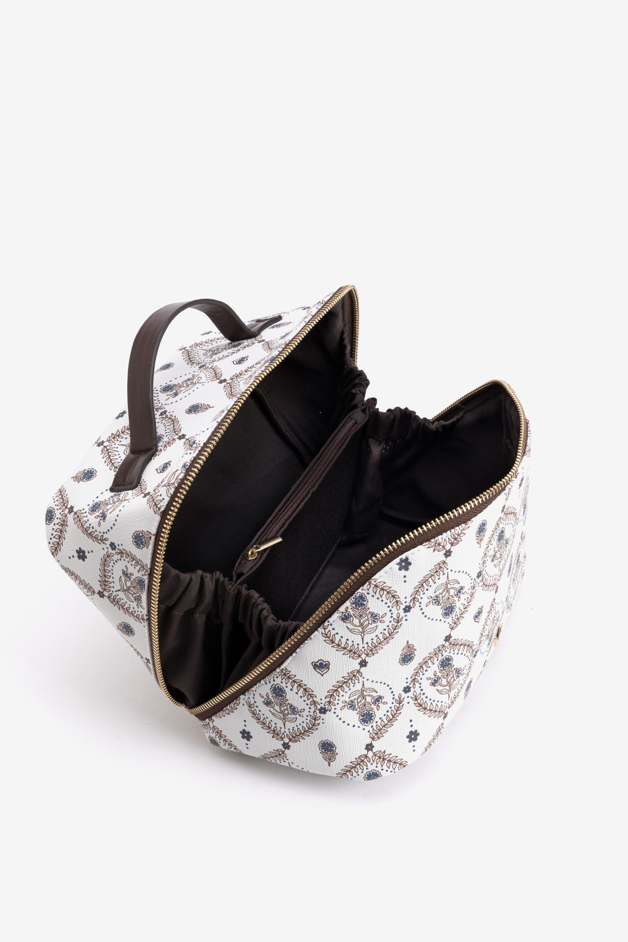 Printed Cream Coin Purse