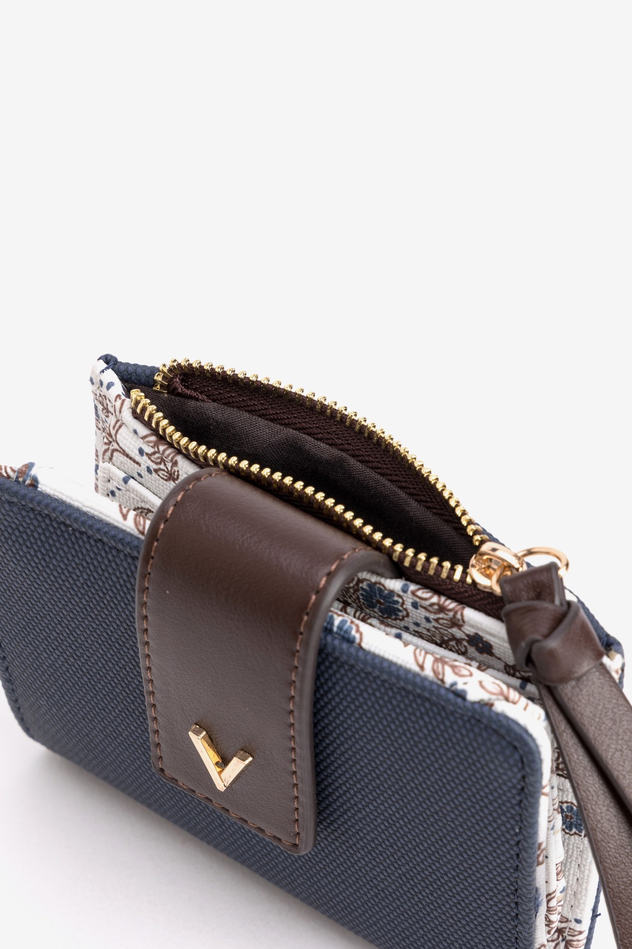 Porta-moedas azul cl�ssico