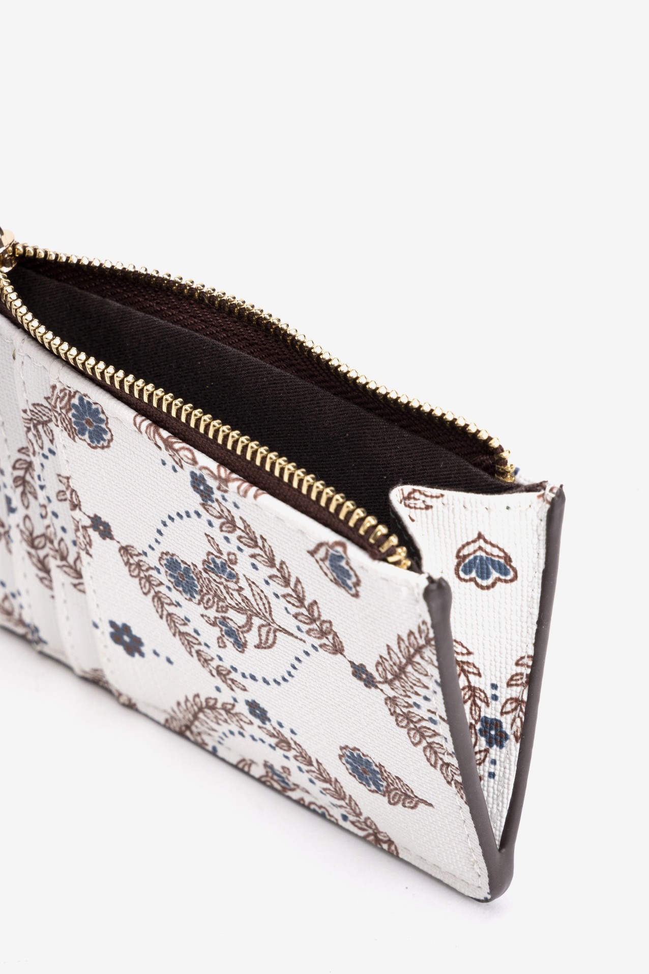 Porta-moedas estampado boho