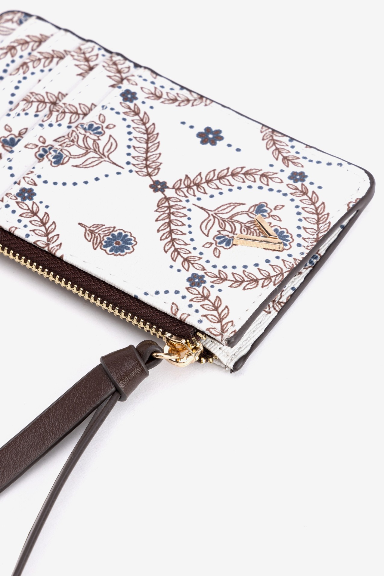 Porta-moedas estampado boho