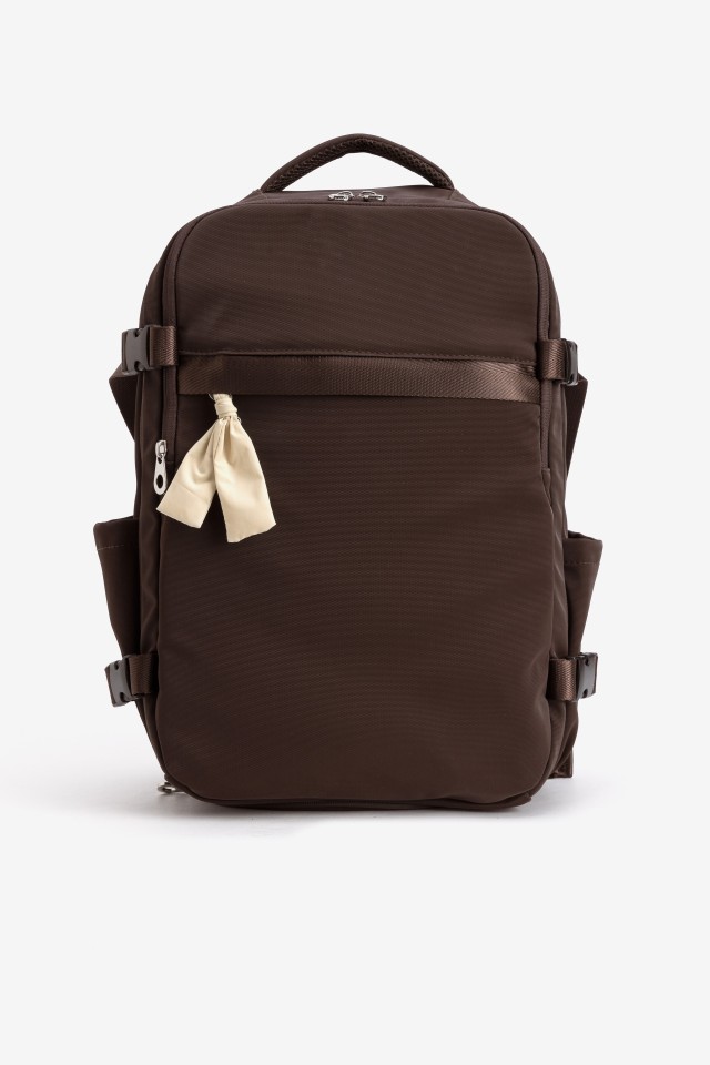 Dark Brown Minimal Backpack
