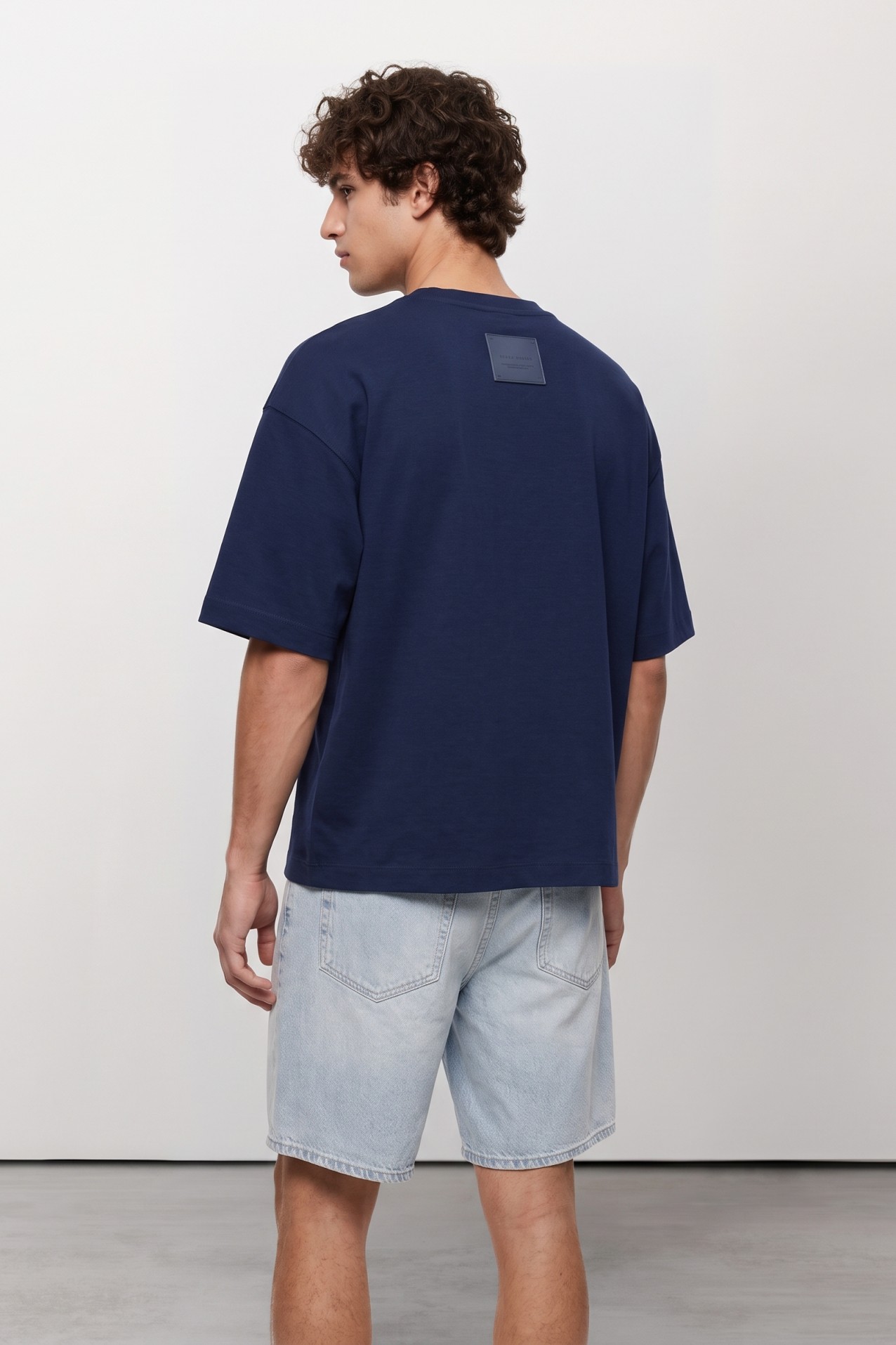 Boxy Navy Blue T-shirt