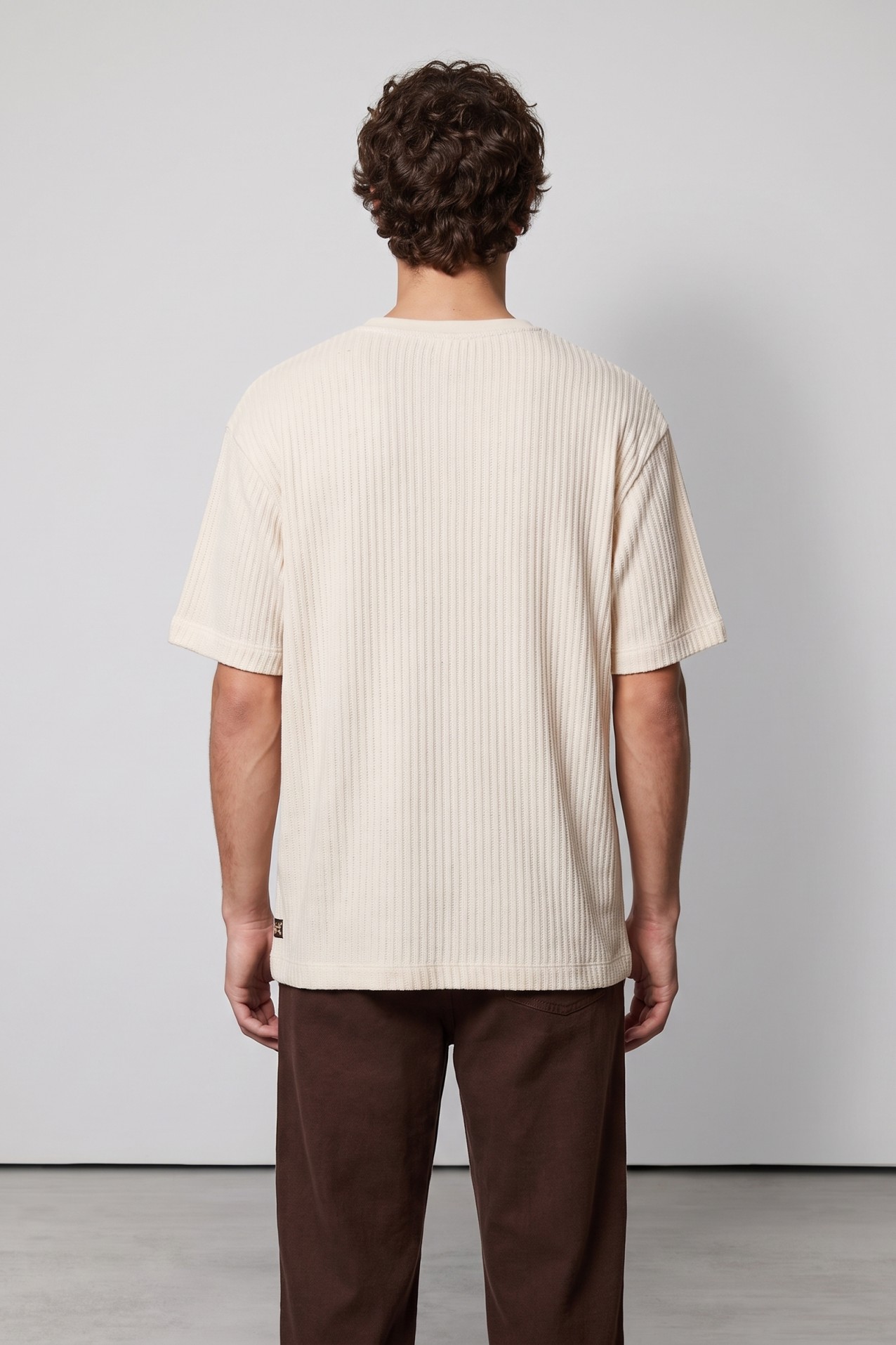 Camiseta relaxed canal� crudo