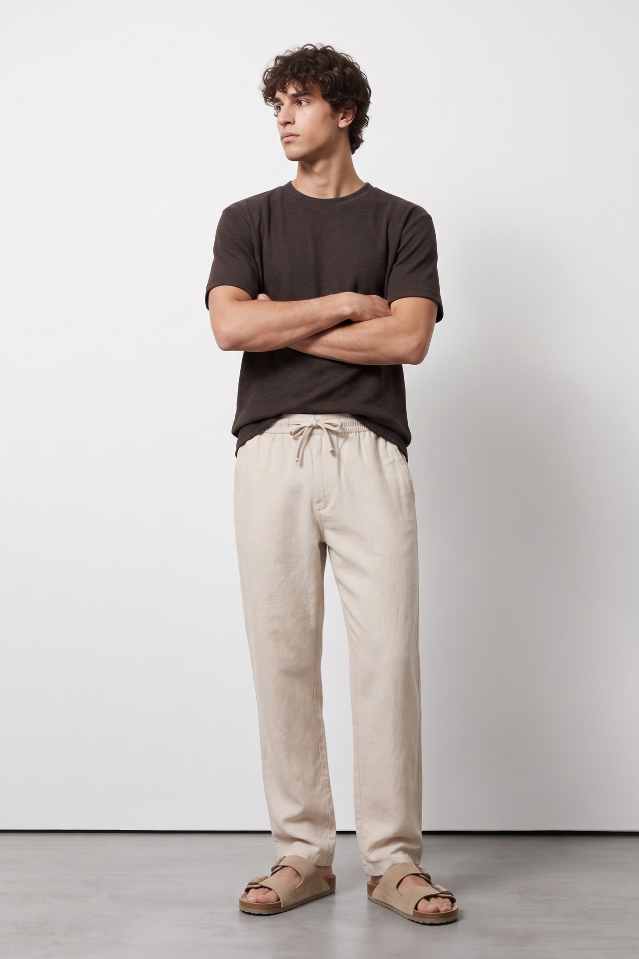 Brown Regular Fit T-shirt