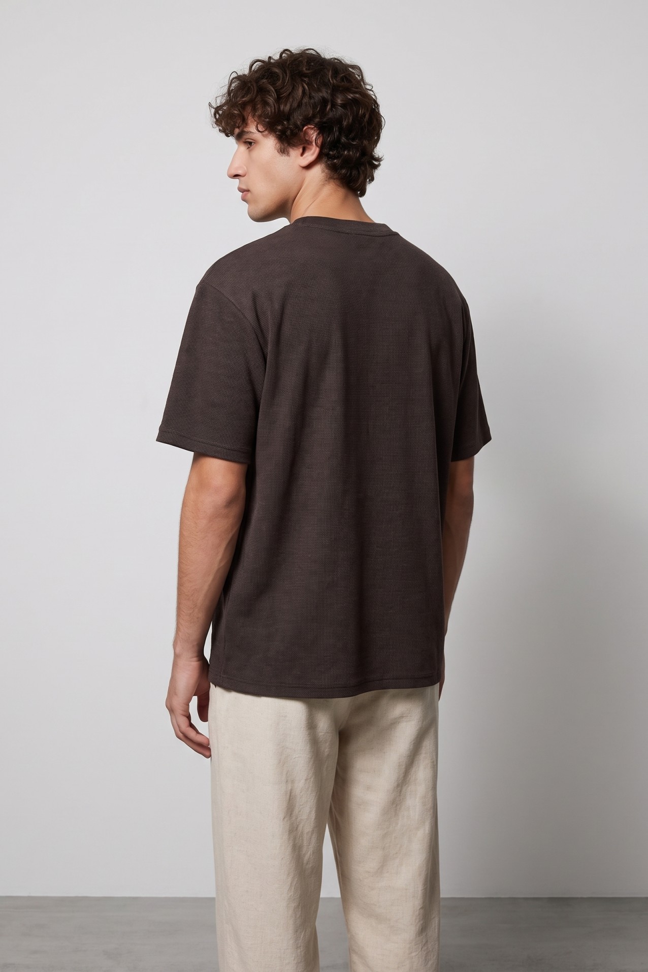 Brown Regular Fit T-shirt