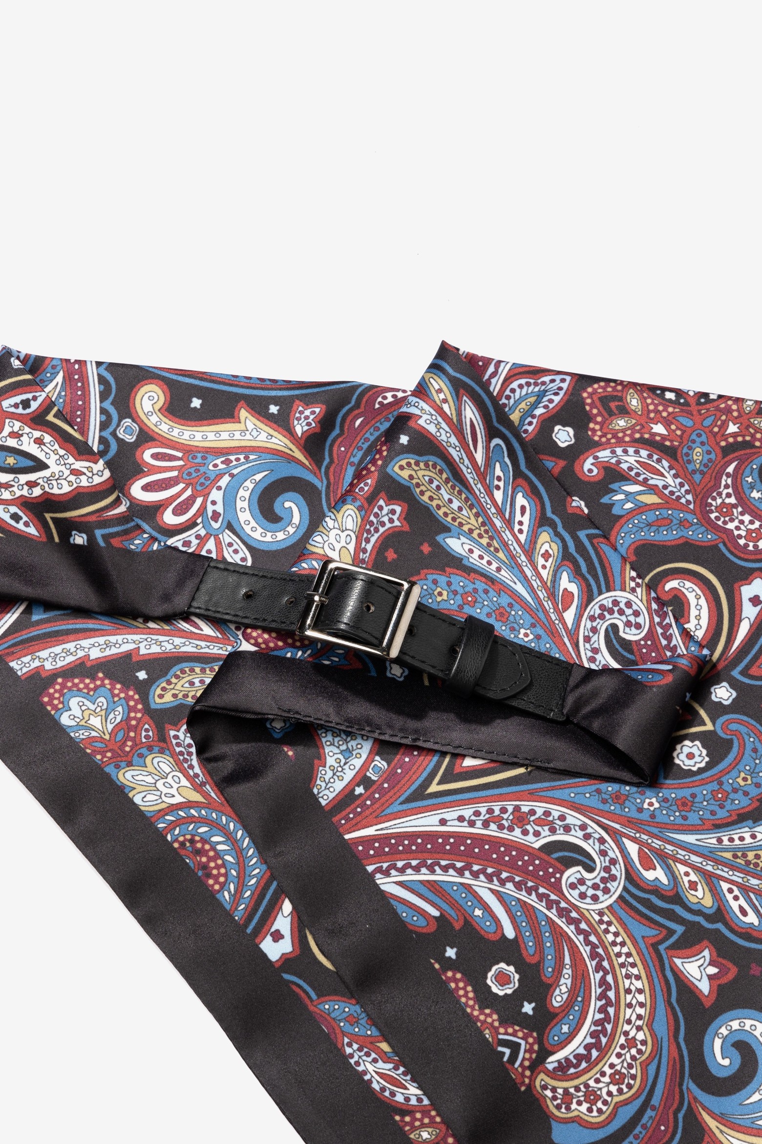 Paisley Black Bandana Scarf
