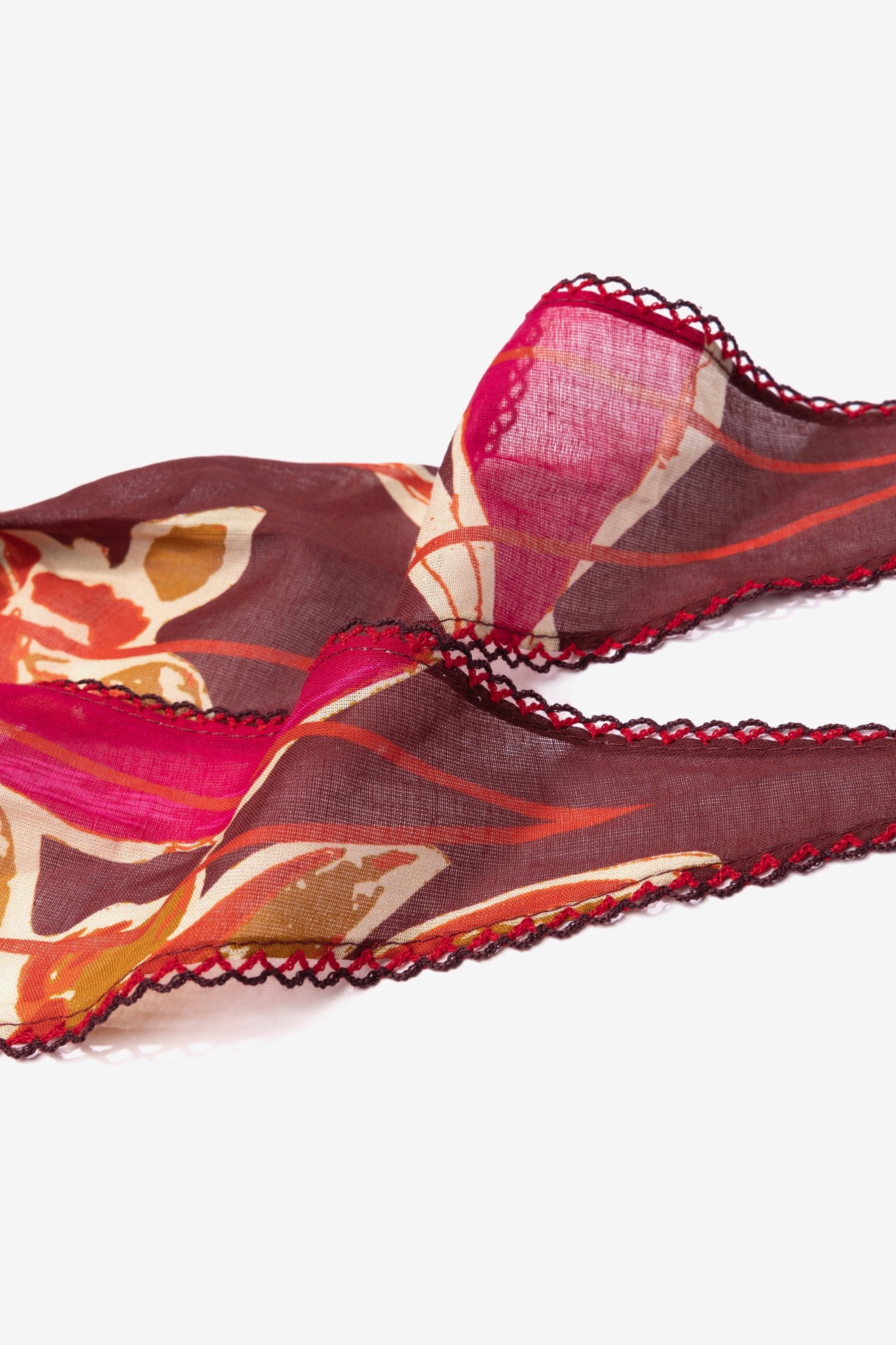Bandana vermelha padr�o abstracto