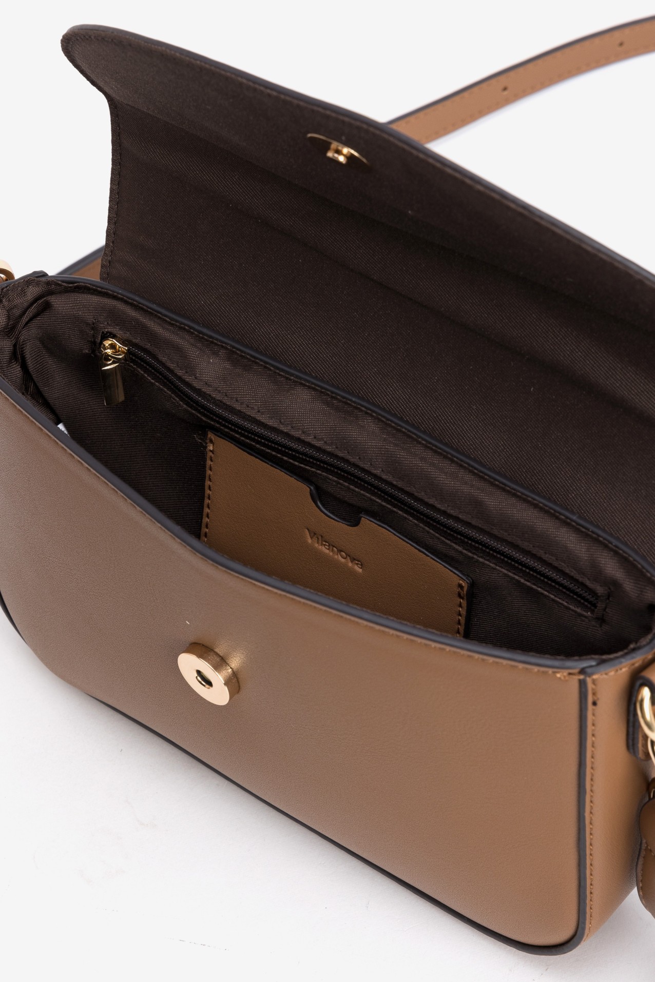 Brown Crossbody Minimalist Wallet