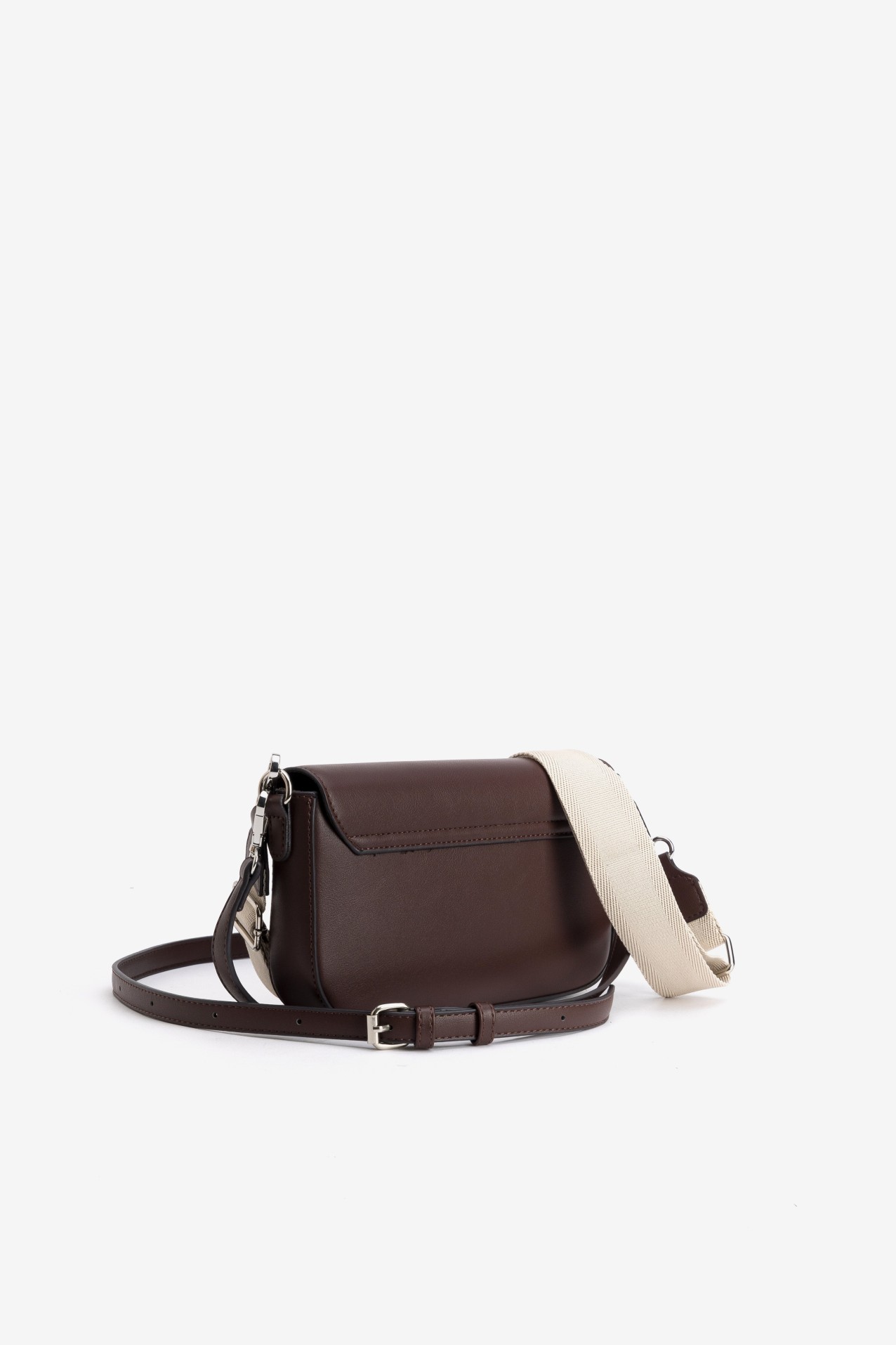 Brown Crossbody Wallet Bag