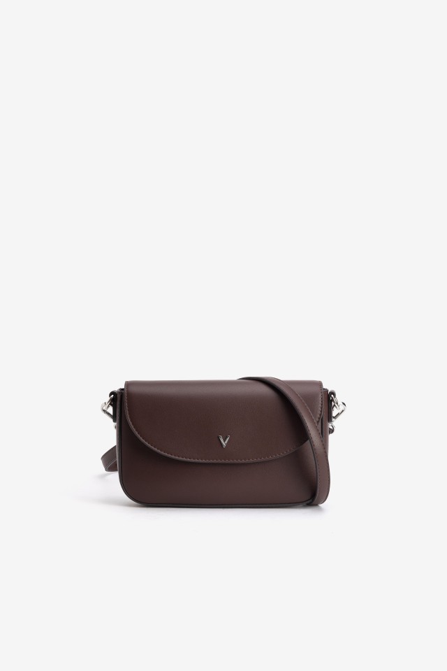 Brown Crossbody Wallet Bag