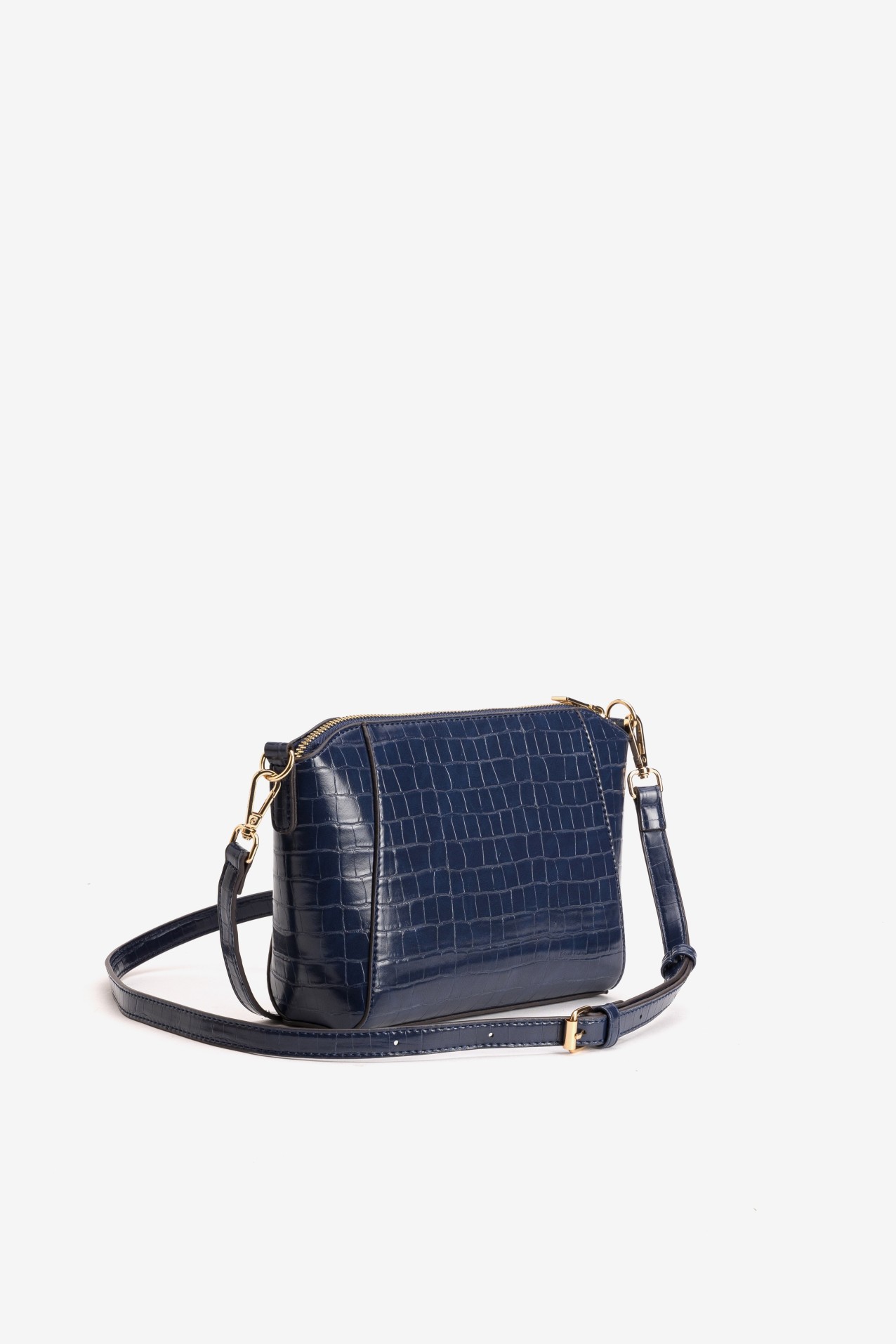 Blue Croc Effect Purse