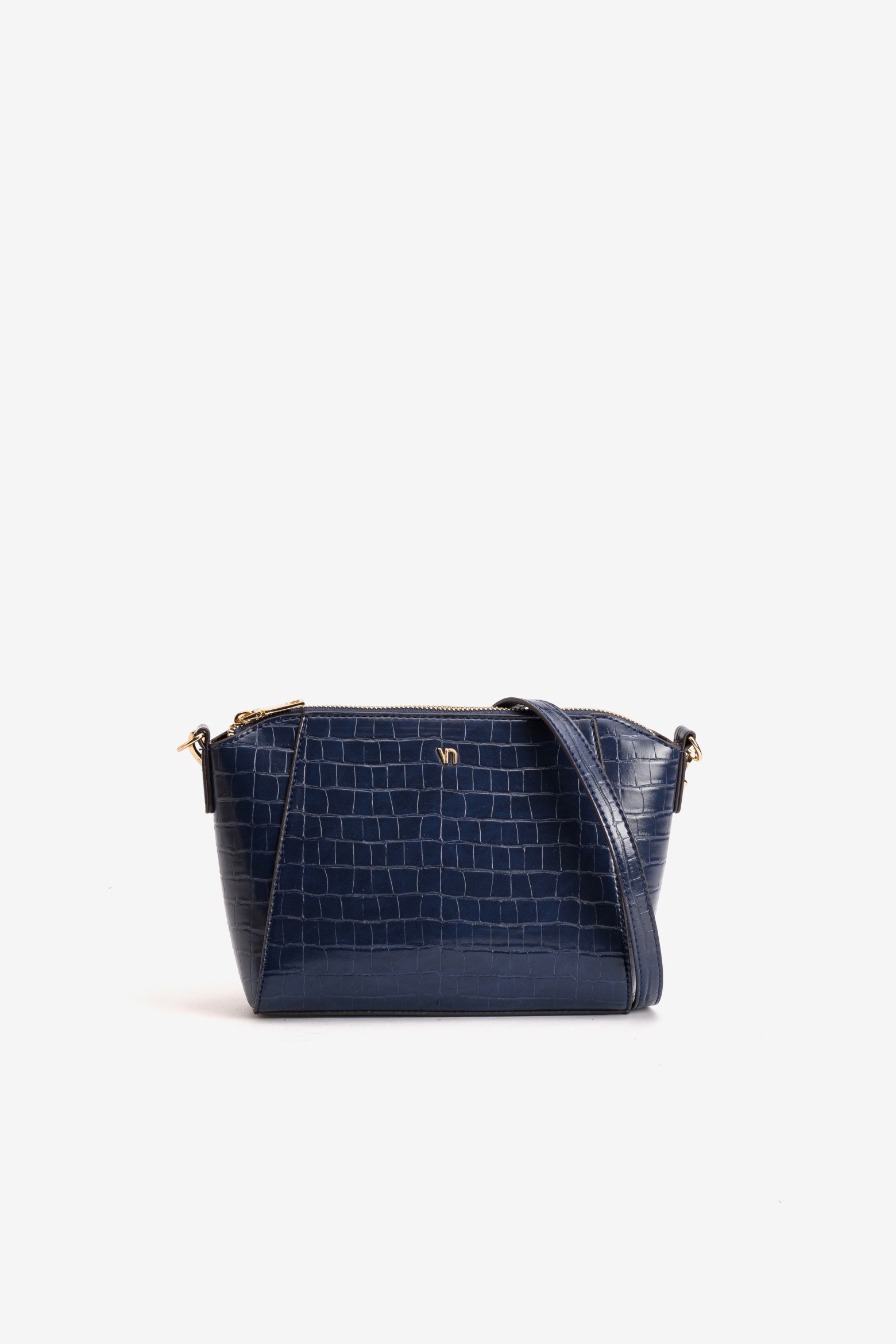 Blue Croc Effect Purse