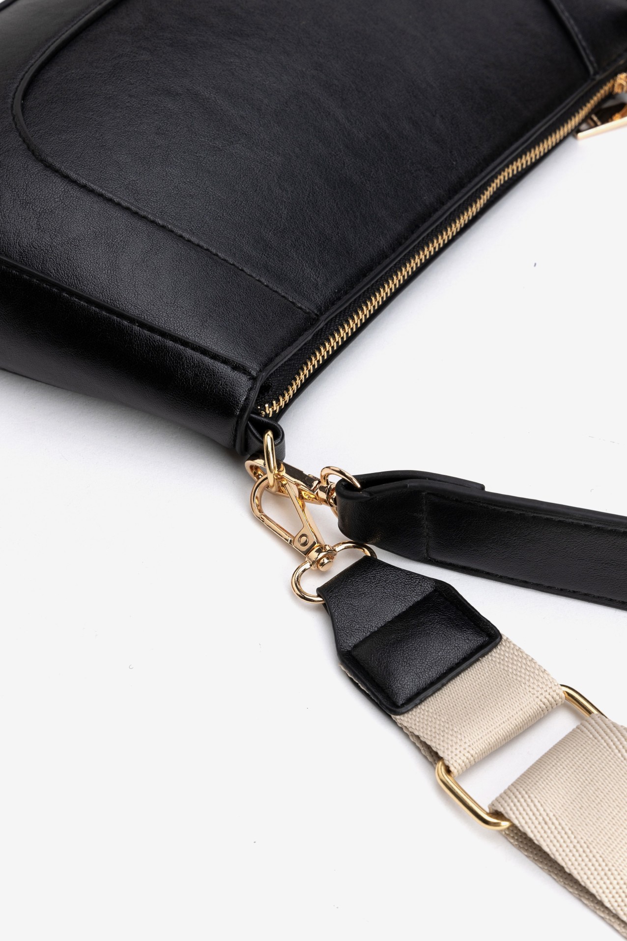 Black Shoulder Wallet Bag