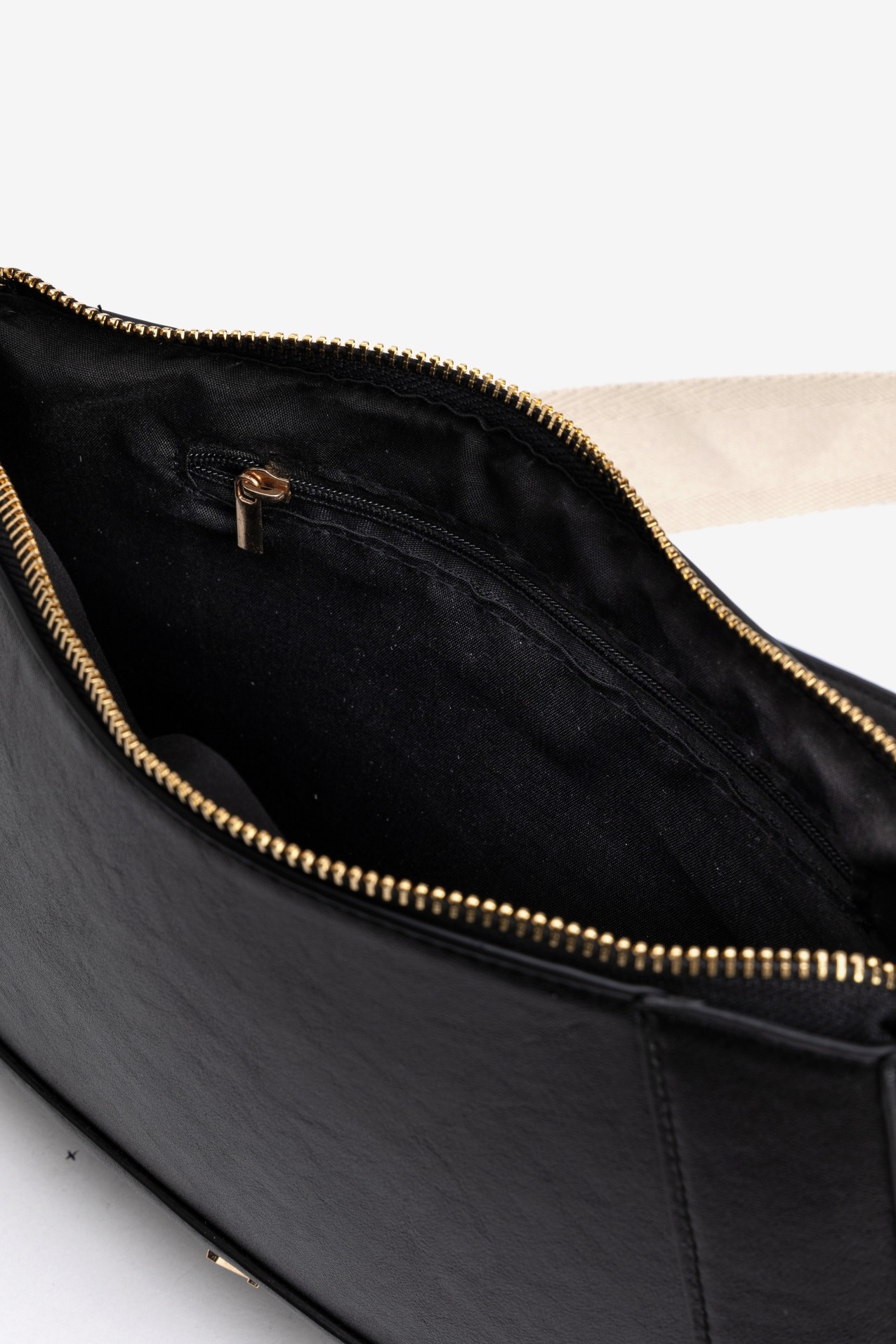 Black Shoulder Wallet Bag