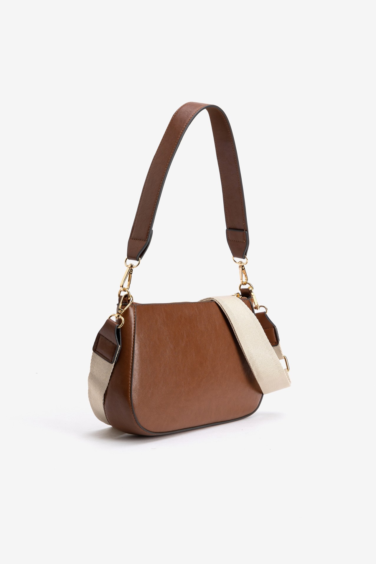 Brown Shoulder Wallet Bag