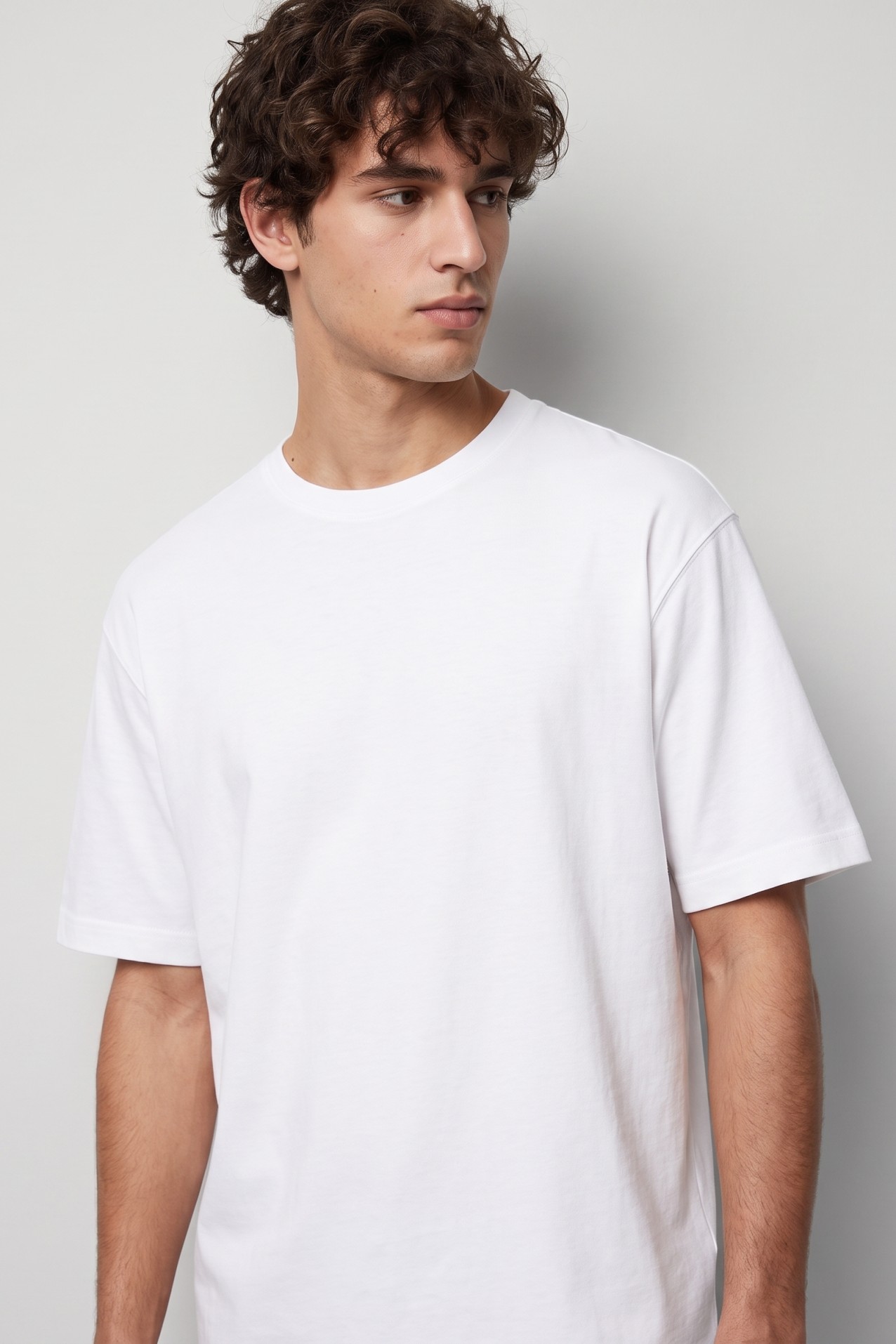 Beige Relaxed Fit T-shirt