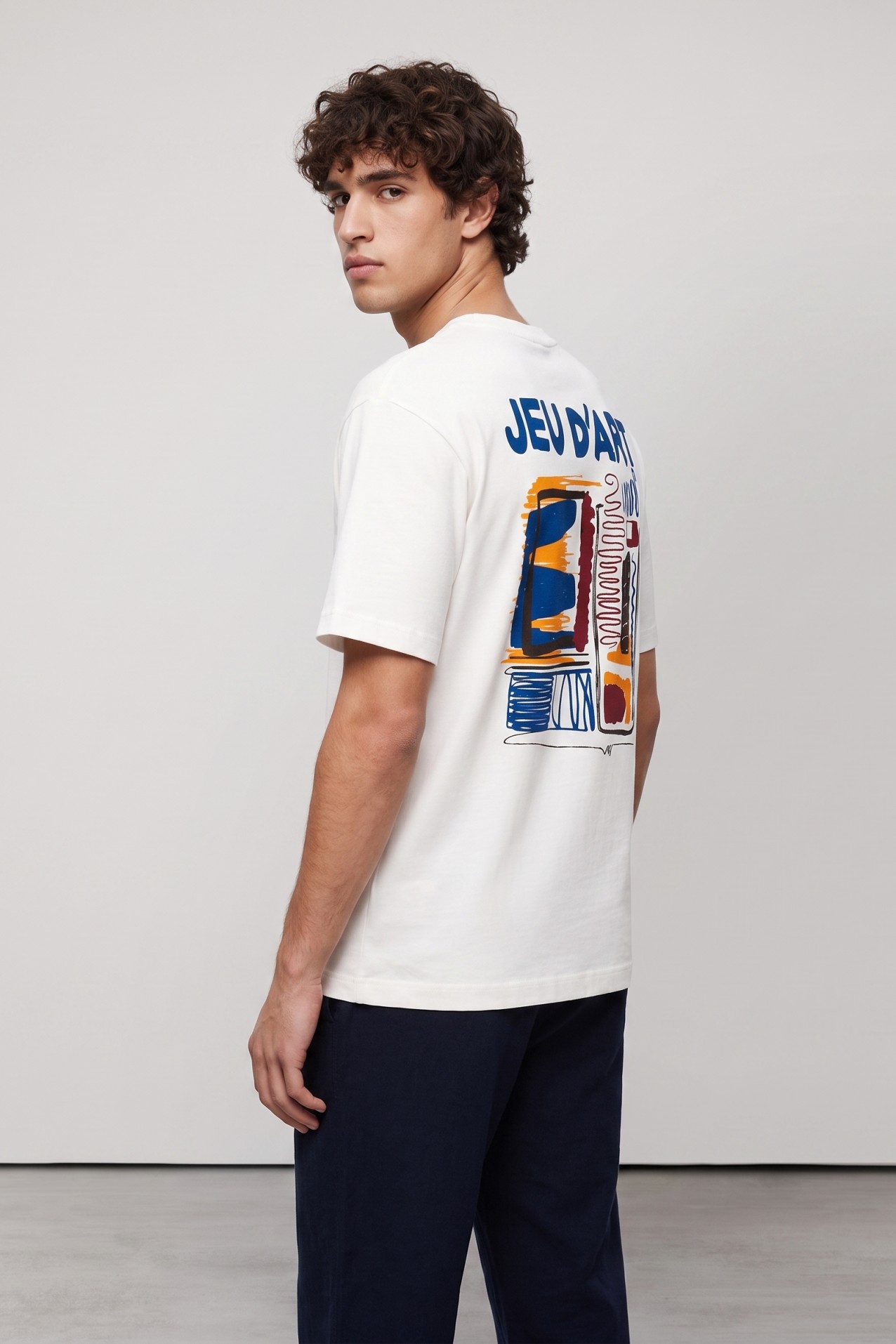 Beige Relaxed Fit T-shirt