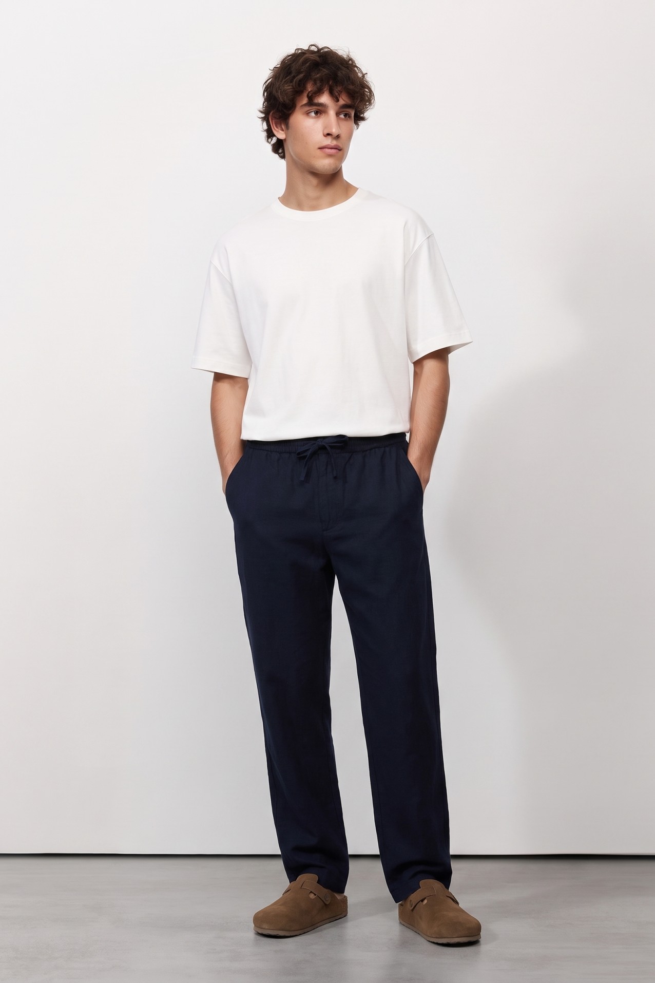 Beige Relaxed Fit T-shirt