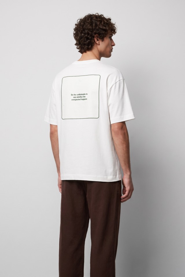 Beige Relaxed Fit T-shirt