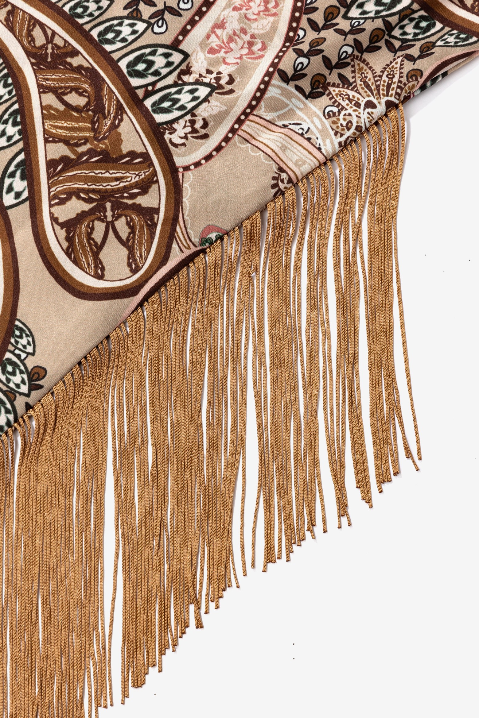 Beige Boho Oversized Bandana
