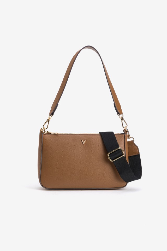 Faux Leather Crossbody Bag