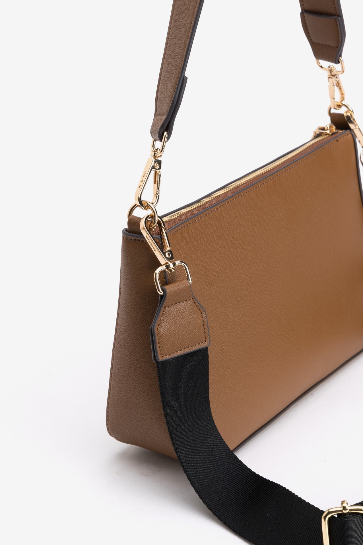 Faux Leather Crossbody Bag