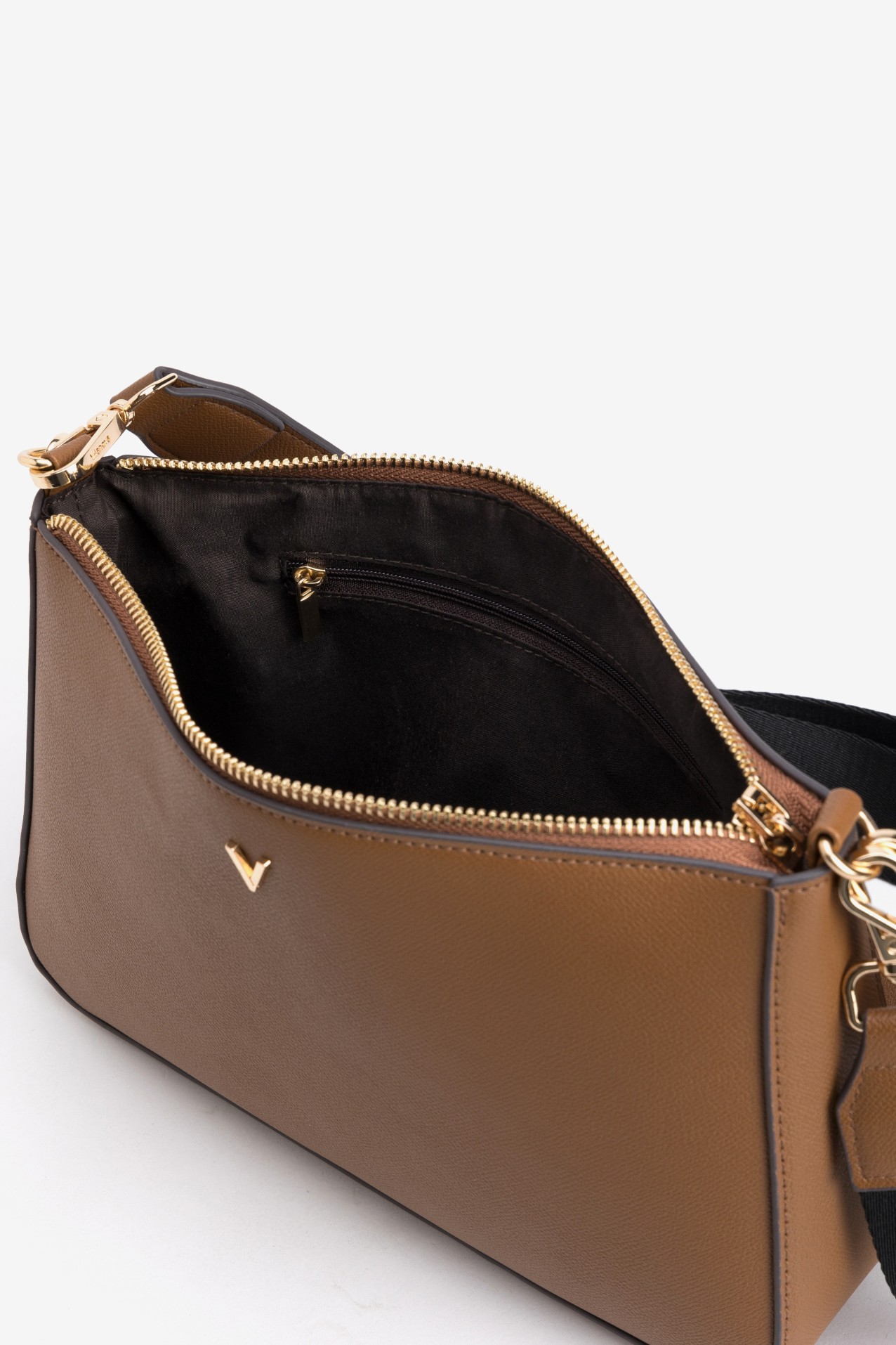 Faux Leather Crossbody Bag