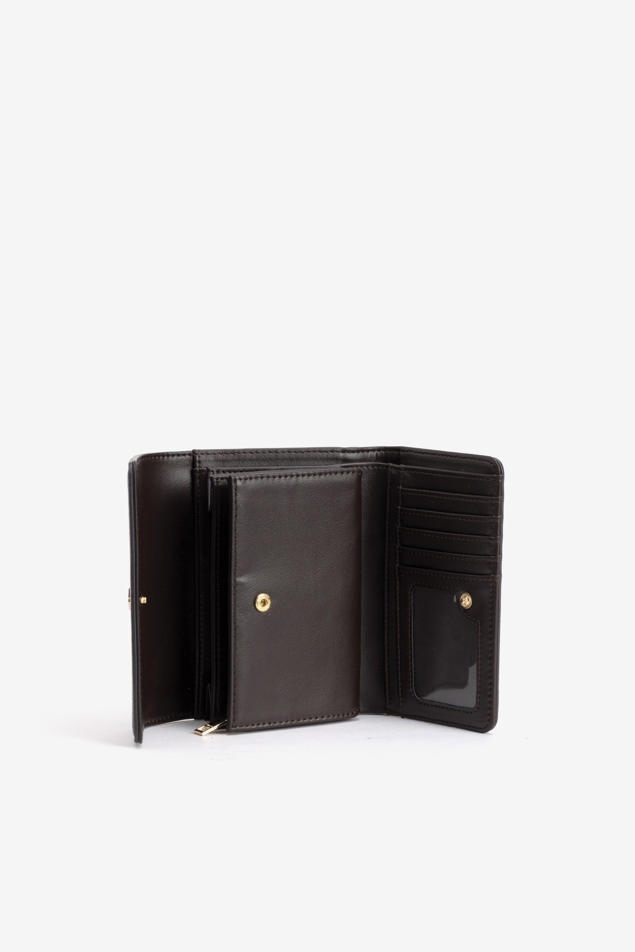 Brown Croc Effect Wallet
