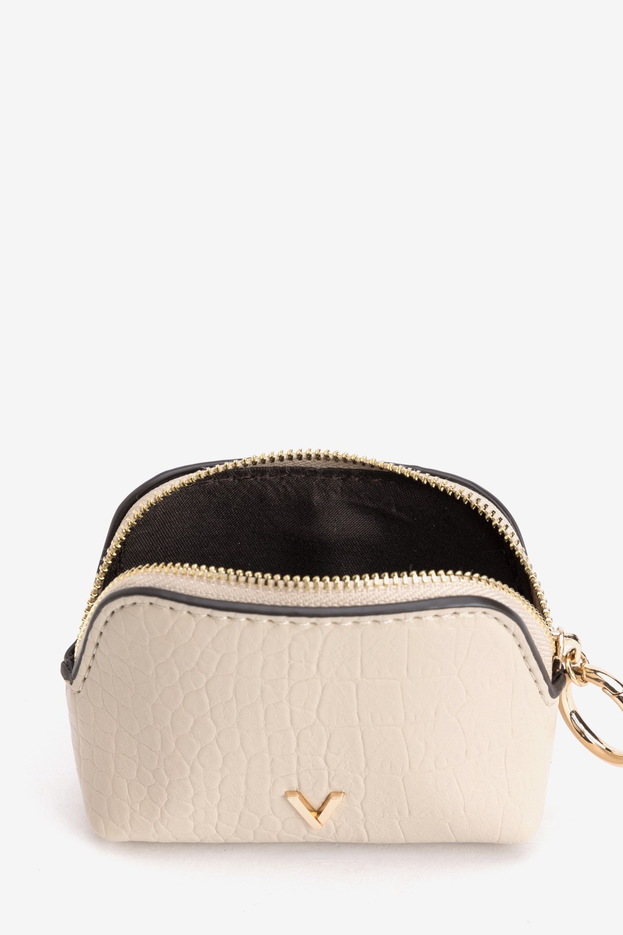 Beige Mini Coin Purse