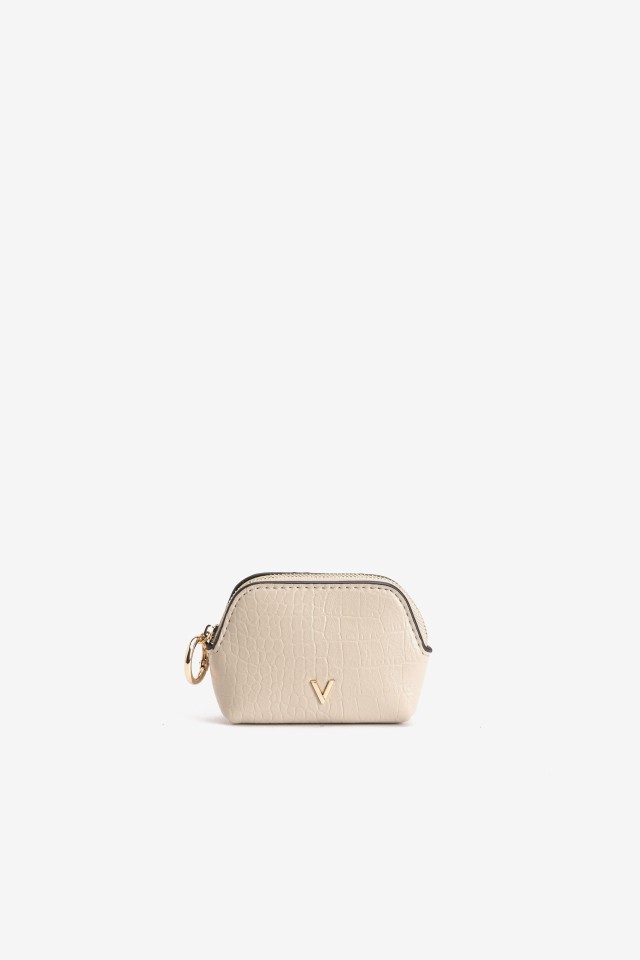 Beige Mini Coin Purse