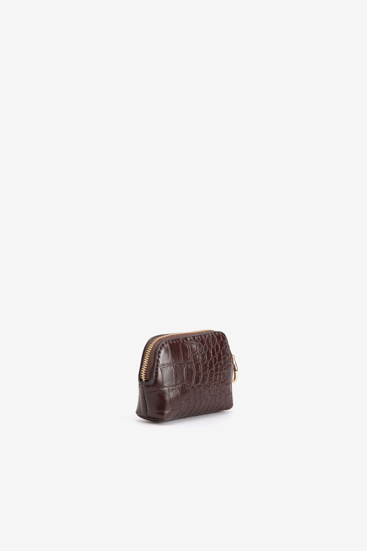 Small Croc Effect Coin Purse