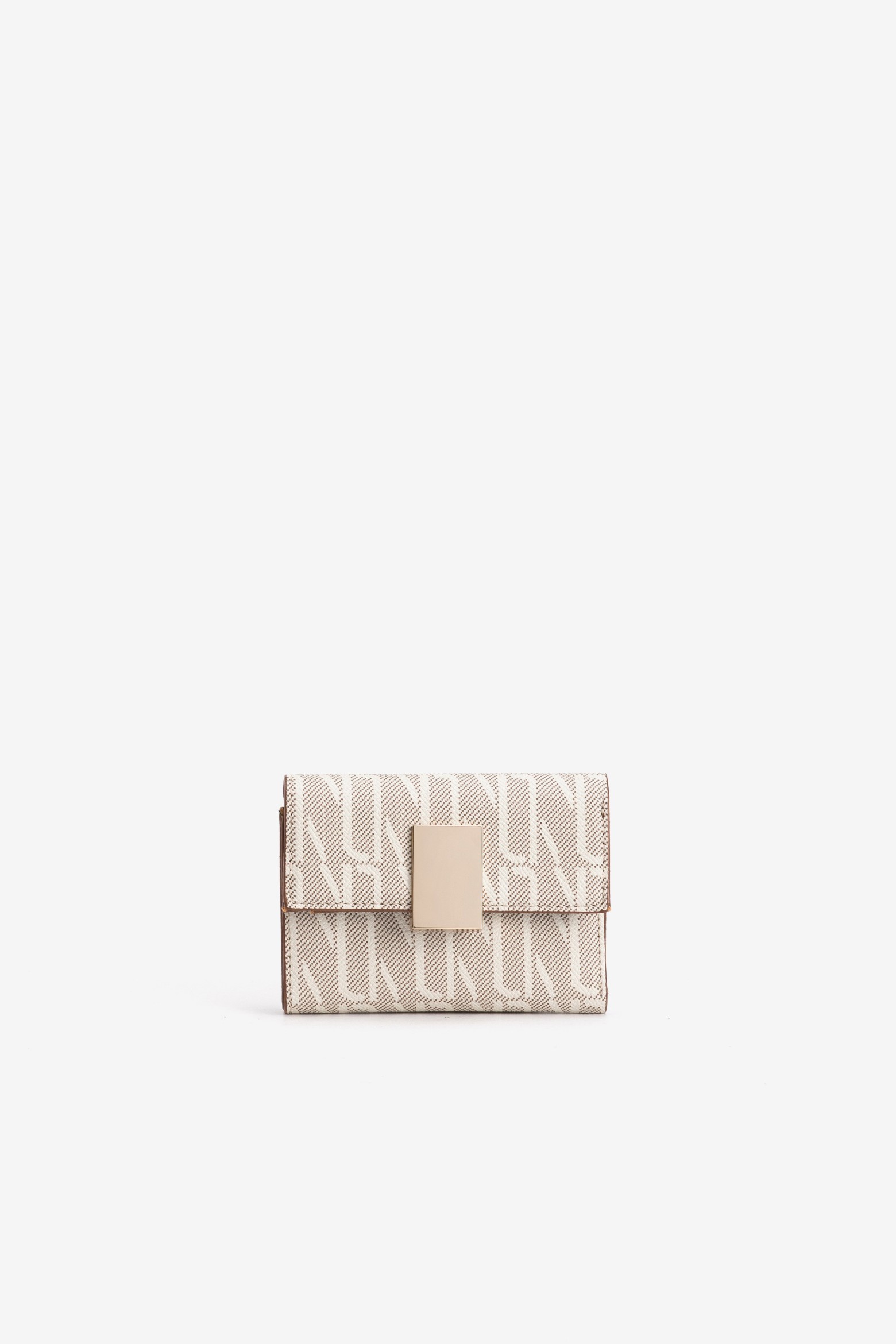 Brown Patterned Coin Wallet