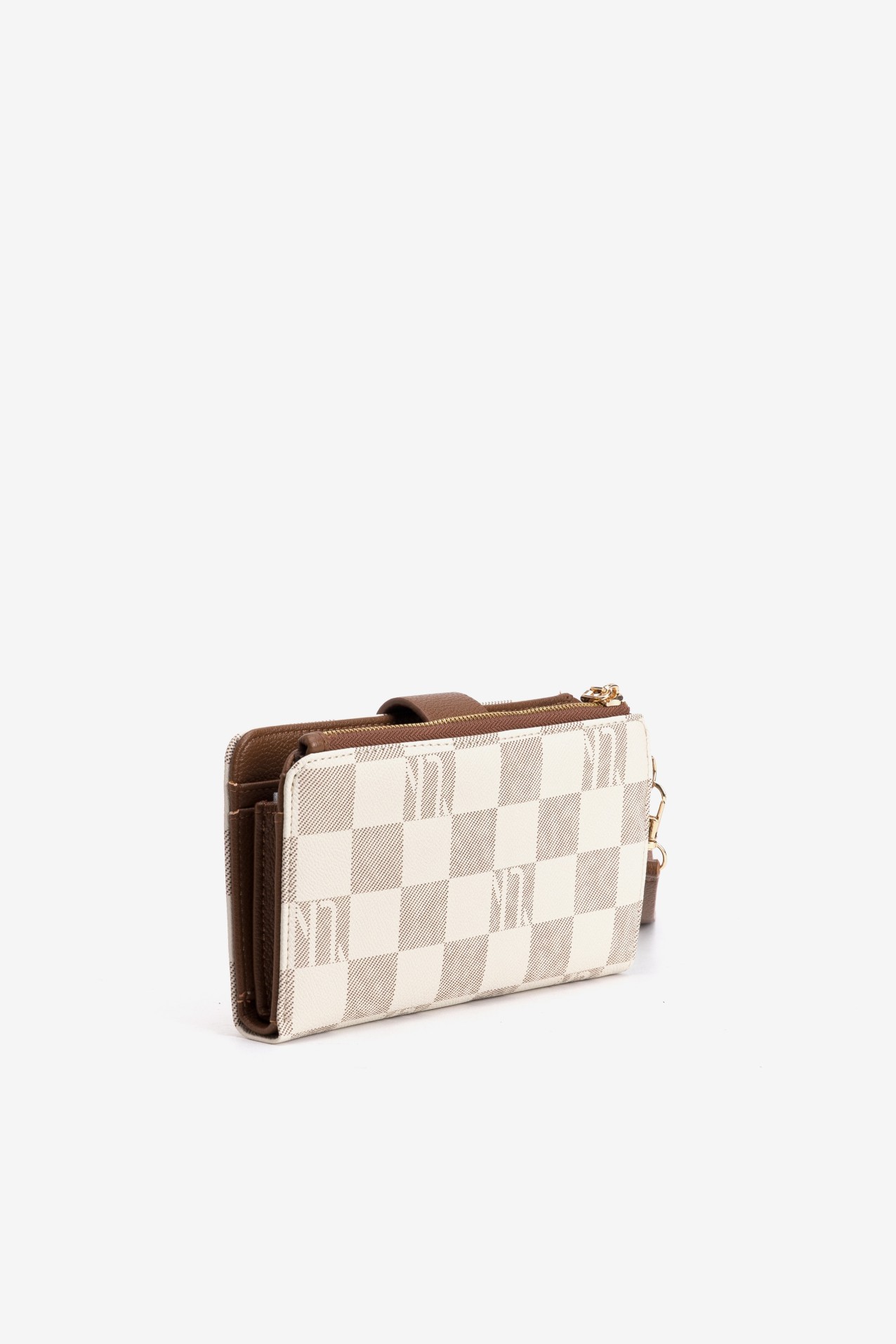 Monedero efecto tablero marr�n