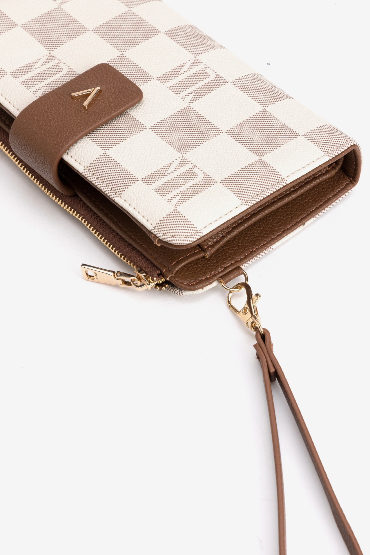 Monedero efecto tablero marr�n