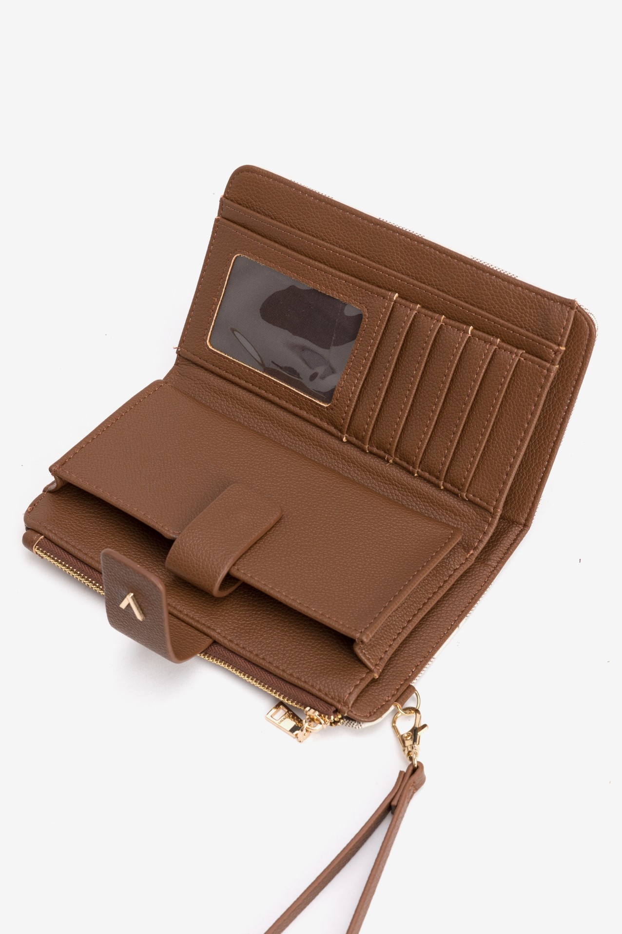 Monedero efecto tablero marr�n
