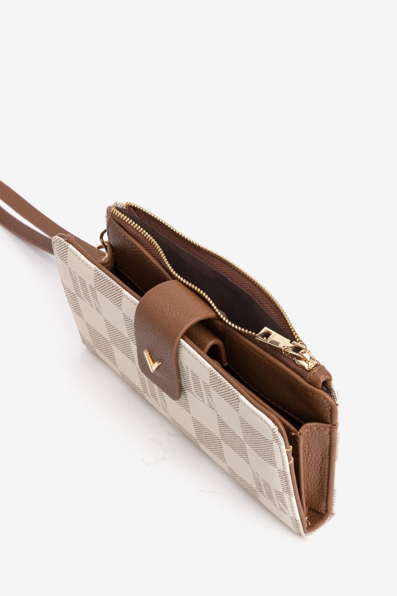 Monedero efecto tablero marr�n
