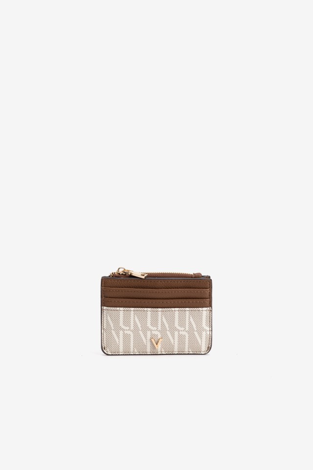 Monedero marr�n compacto