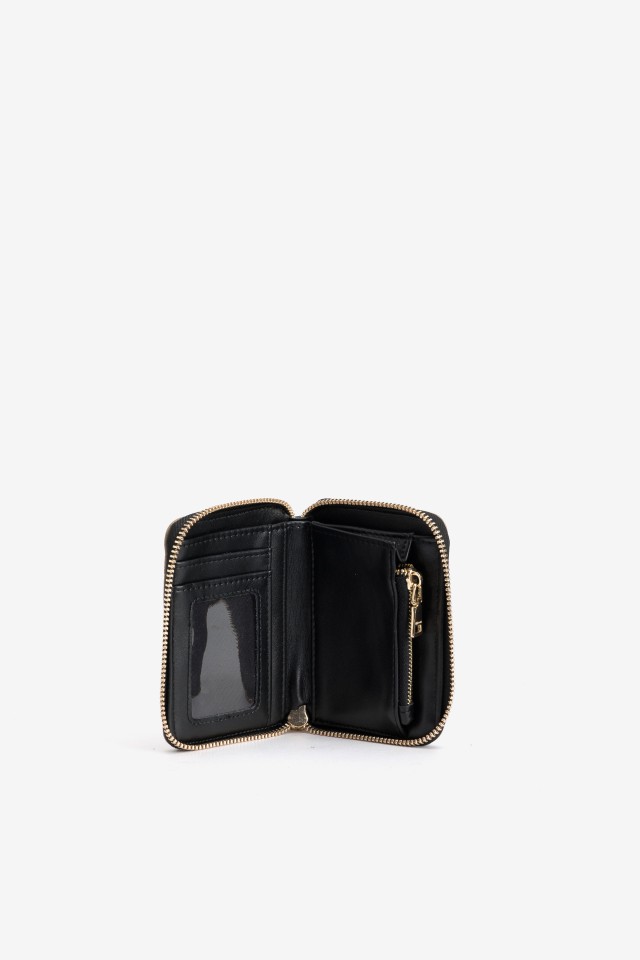 Porta-moedas bege e preto Porta-moedas bege e preto