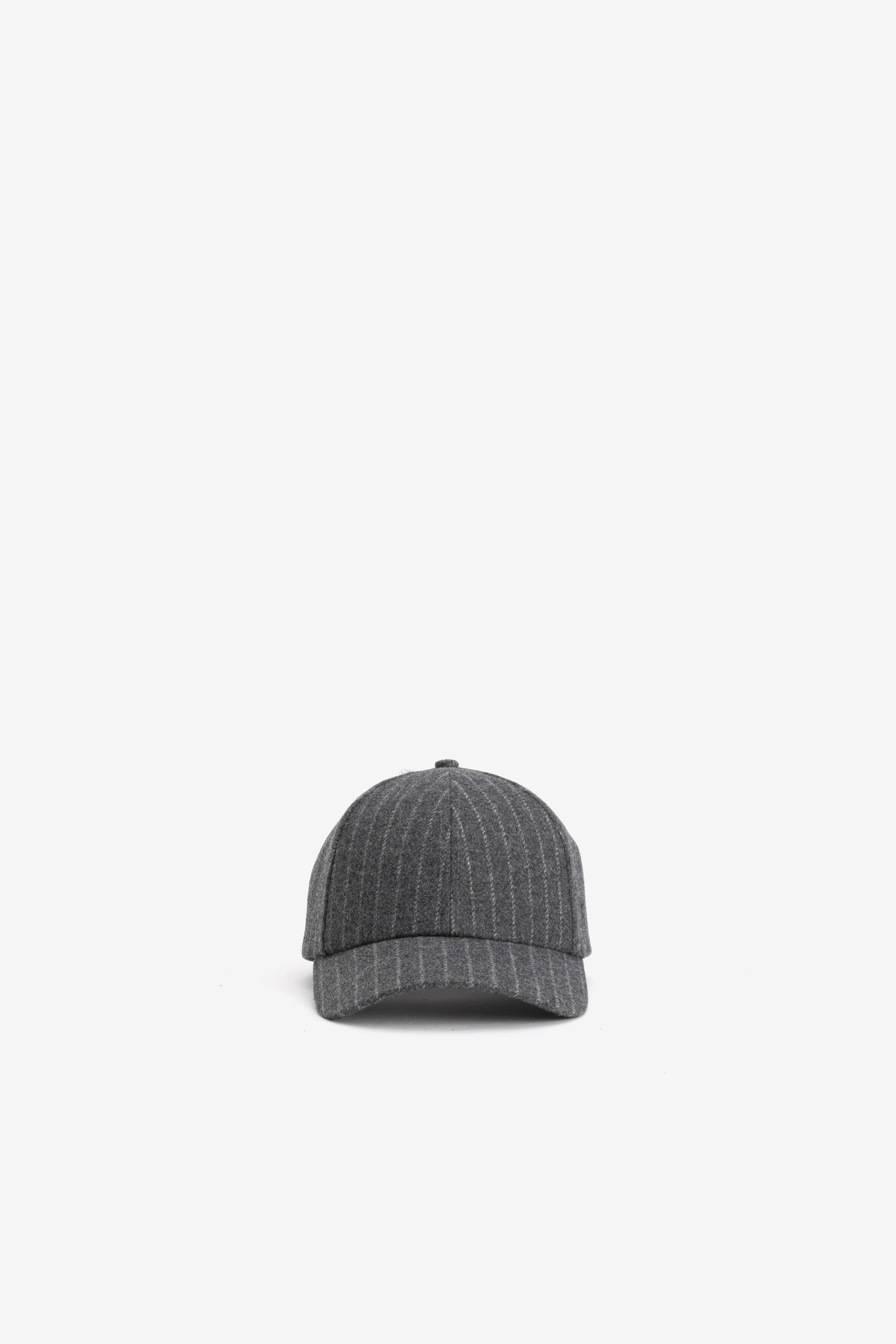 Grey Pinstripe Cap