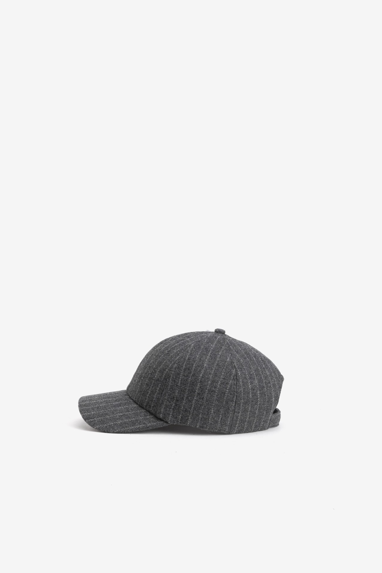 Grey Pinstripe Cap