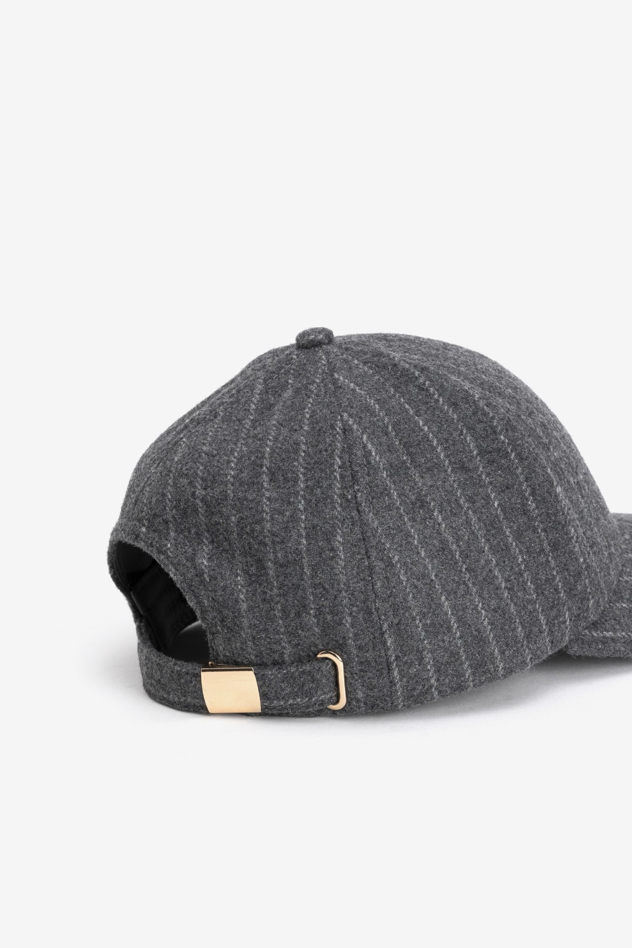 Grey Pinstripe Cap