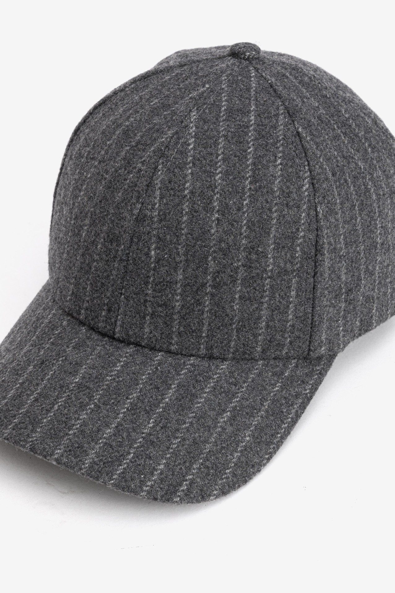 Grey Pinstripe Cap