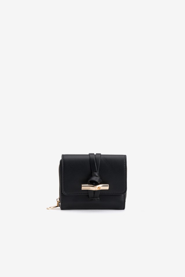 Black Chunky Coin Wallet
