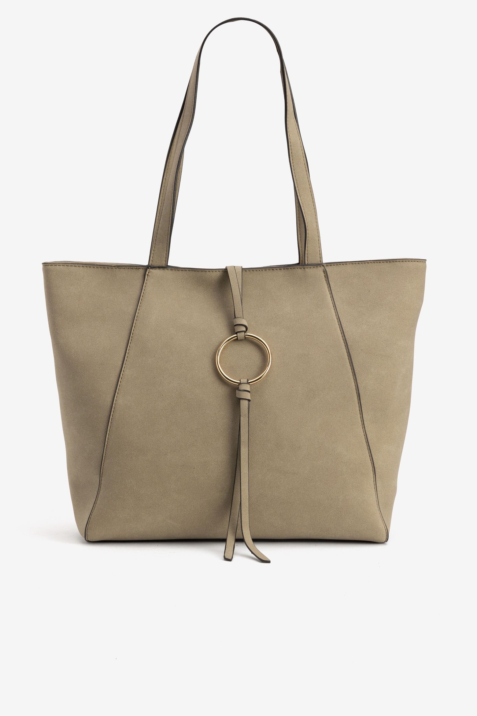 Medium Beige Minimal Tote