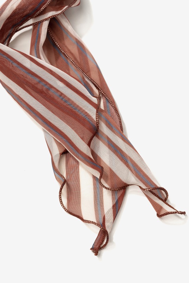 Pañuelo skinny rayas rojas Pañuelo skinny rayas rojas