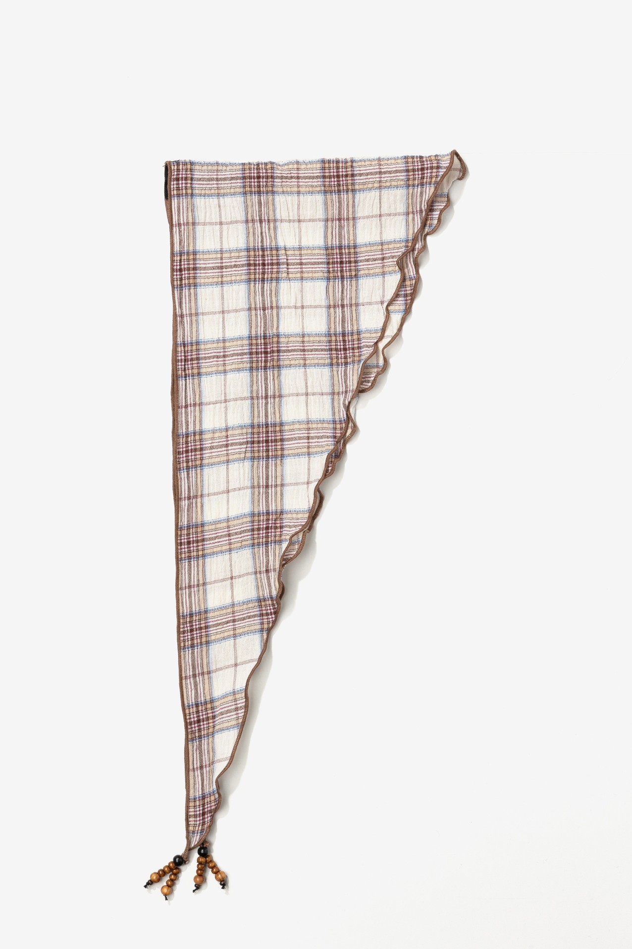Plaid Boho Skinny Bandana