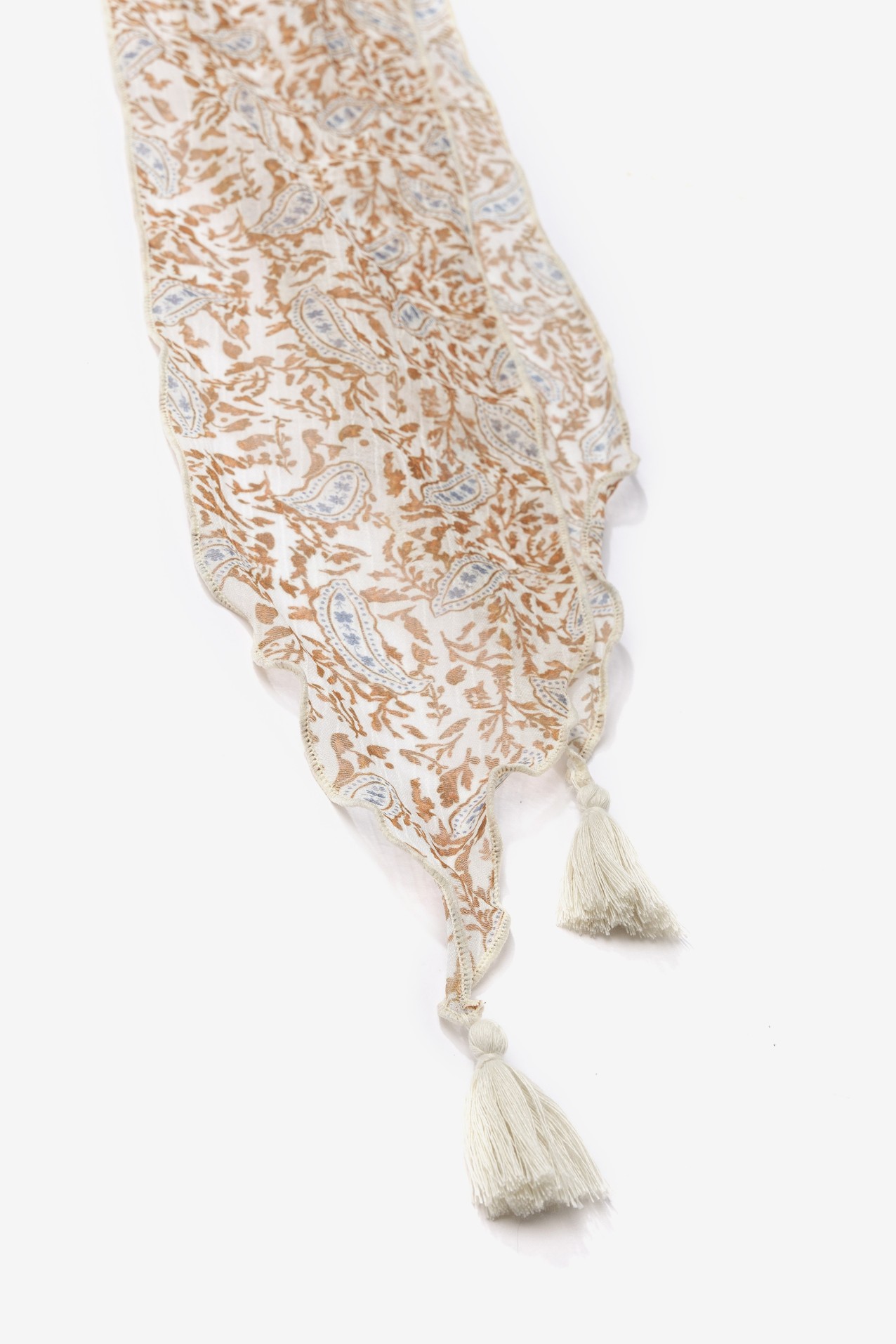 Bandana skinny floral cruda