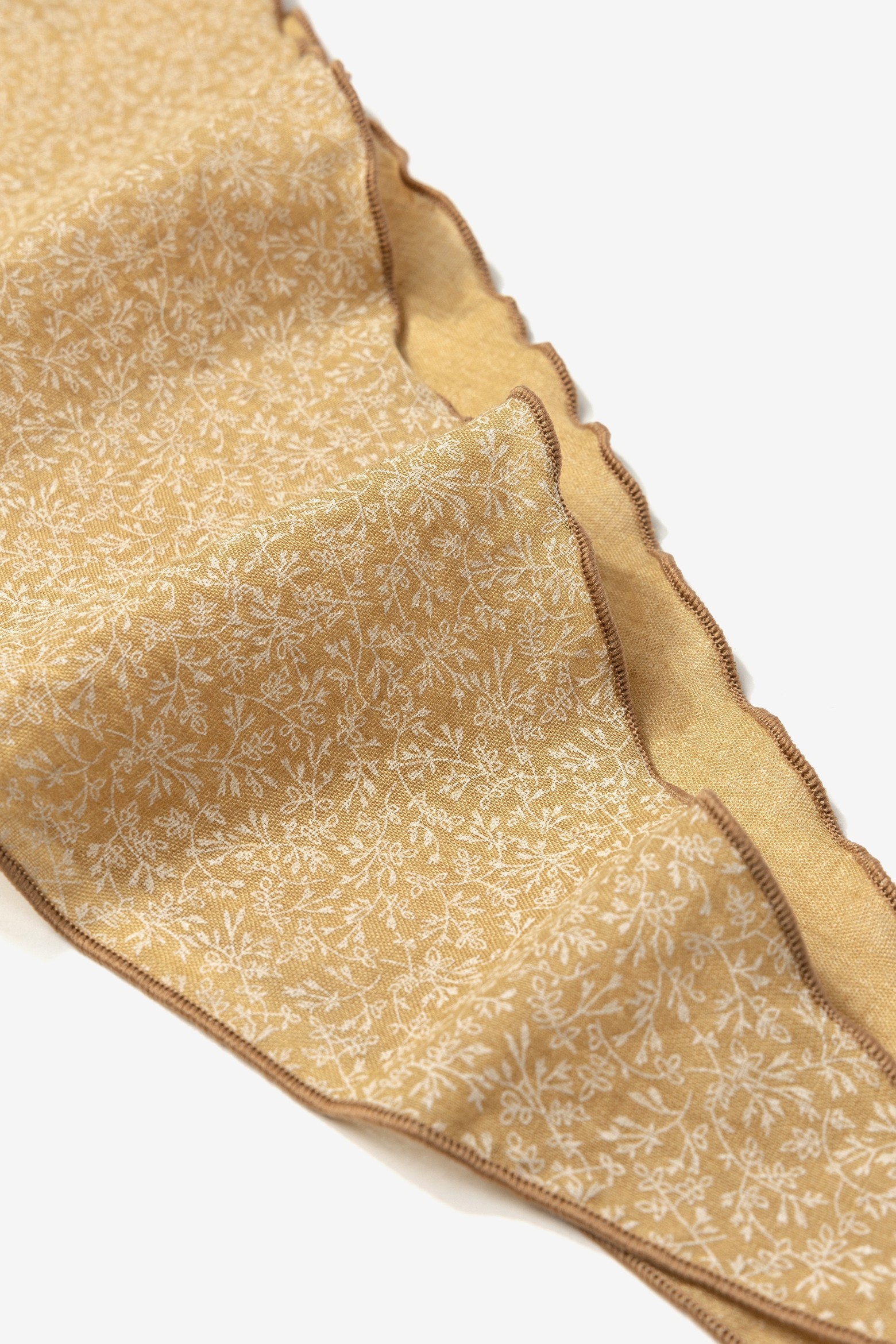 Brown Bandana Skinny Scarf