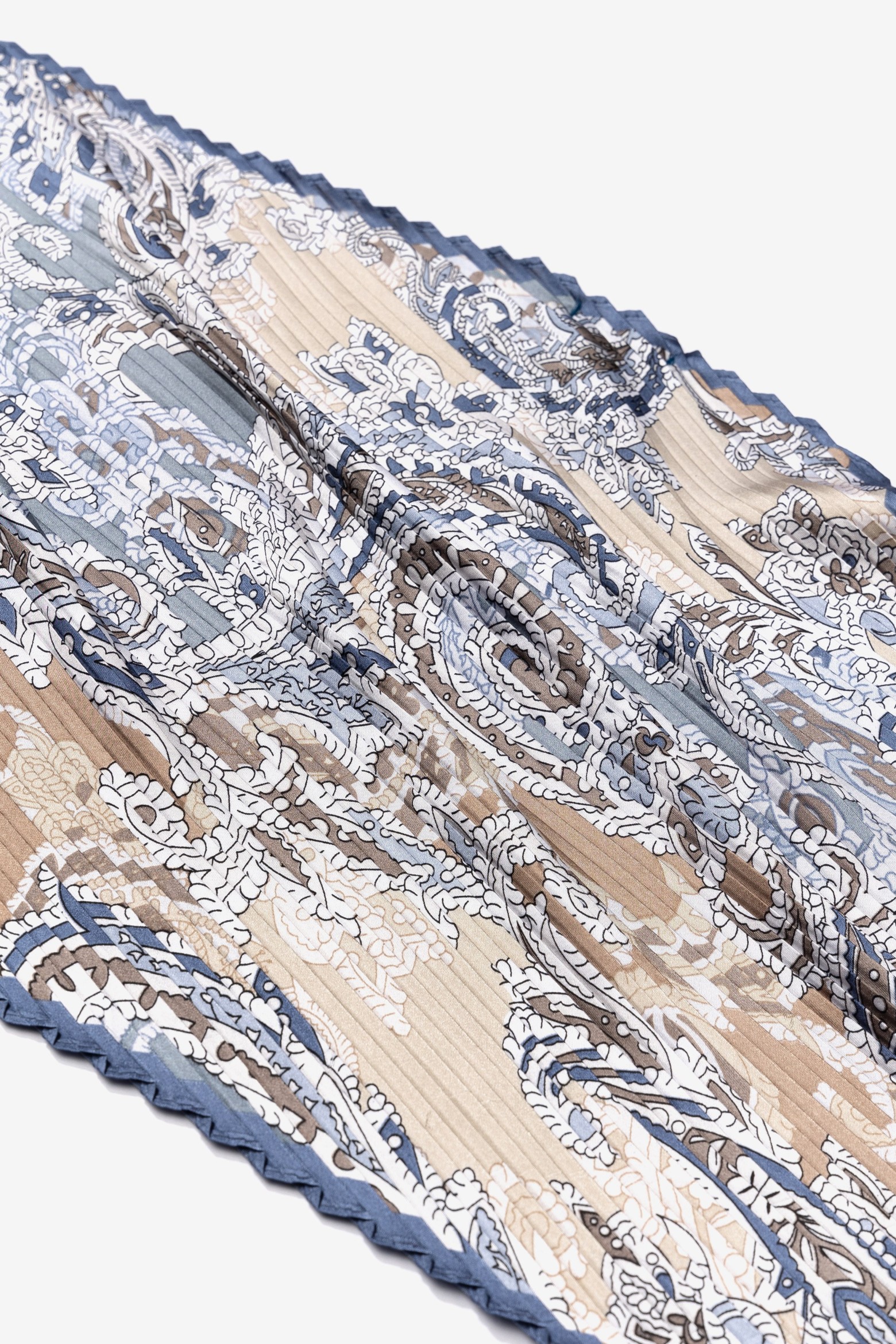 Bandana azul estampada moderna
