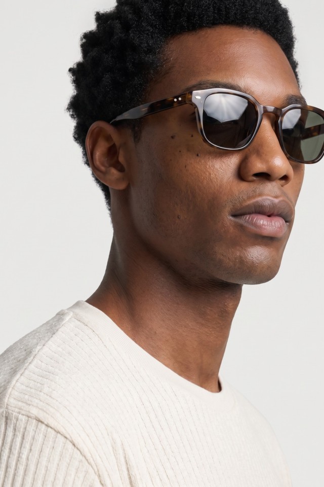 Tortoiseshell Green Sunglasses